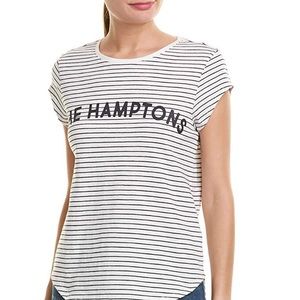NWT JOIE The Hamptons Short Sleeve Stripe Top